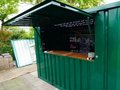 Container Pop Up 4×2 Meters Xl Green Ral 6005