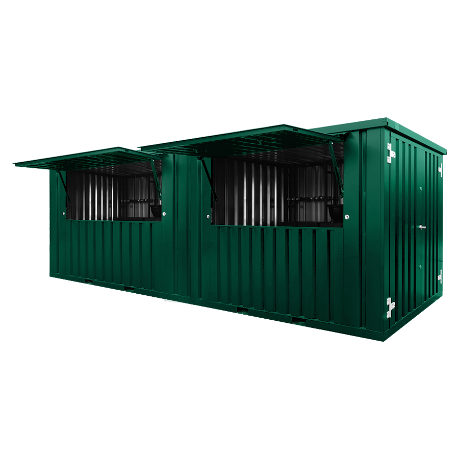 FOCO-BAR-6X2-RAL-6005-1 (1) Durable 20 Foot Container Bar – Perfect for Events, Businesses & Home Use - Image 1