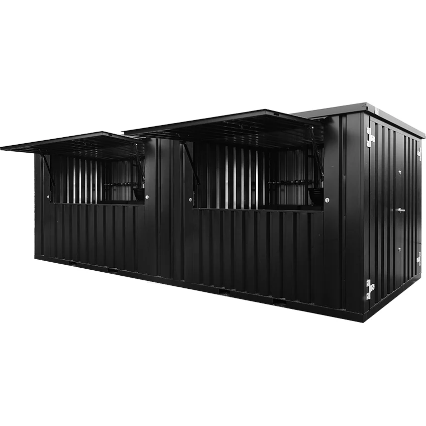 FOCO-BAR-6X2-RAL-9005-e1679329527226-3 20 Foot Flat Pack Container Bar 6×2 XL – Modular, Portable & Stylish Design - Image 1