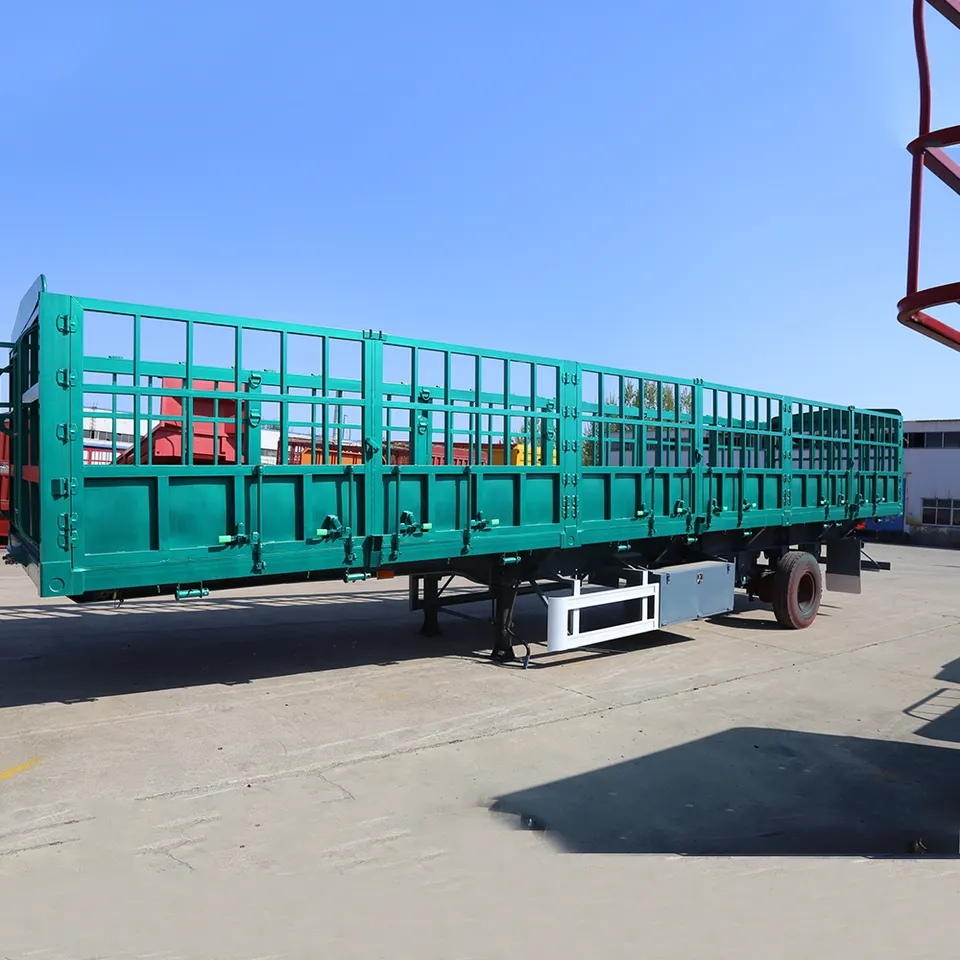 H5d21fa8497664402b18ef39cb262045bZ.jpg_960x960 3 Axle High Side Fence Cargo Semi Trailer - Image 1