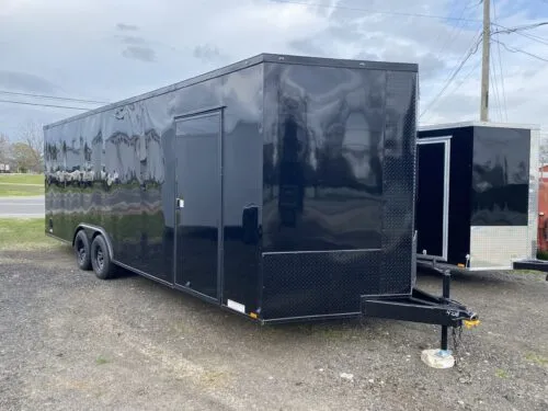 Xtreme-Cargo-8.5x24-Blackout-Enclosed-Trailer-scaled-500x375-1 2024 Xtreme Cargo 8.5’×24′ Blackout Trailer For Sale - Image 1