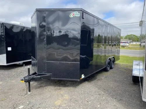 img_3448-scaled-500x375-1 2024 Xtreme Cargo Black 8.5×20 Toy Hauler | Custom Blackout Trailer - Image 1